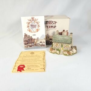 Lilliput Lane "The Ugly House" 1990 Vintage Duck Cottage House w/ Box & Deed